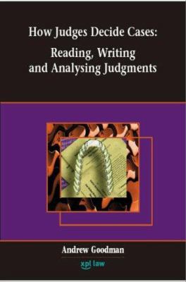 How Judges Decide Cases 1858113318 Book Cover