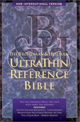 Niv Ultrathin Reference Bible (International Ve... 0879819588 Book Cover