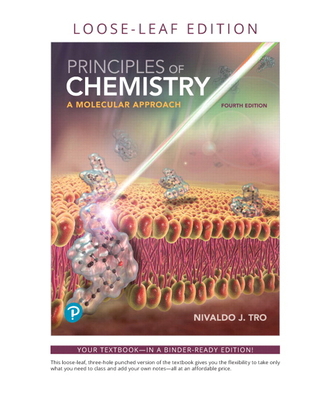 Principles of Chemistry: A Molecular Approach 0134989090 Book Cover
