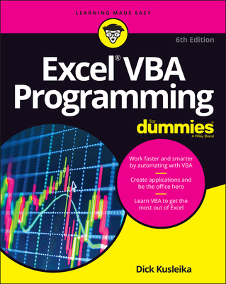 Excel VBA Programming for Dummies 1119843073 Book Cover