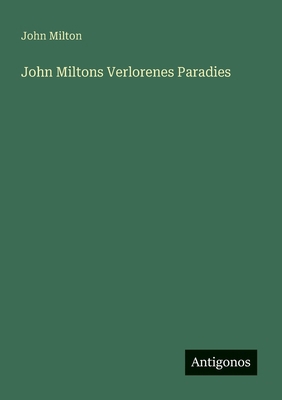 John Miltons Verlorenes Paradies [German] 3563210993 Book Cover