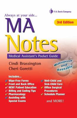 Ma Notes: Medical Assistant's Pocket Guide 0803645619 Book Cover