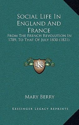 Social Life In England And France: From The Fre... 1164880837 Book Cover