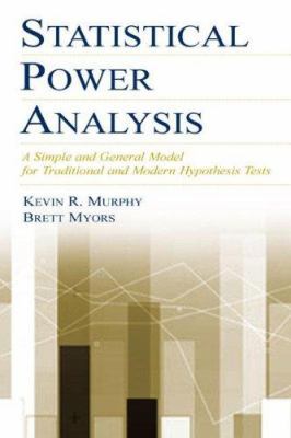 Statistical Power Analysis: A Simple and Genera... 0805845259 Book Cover