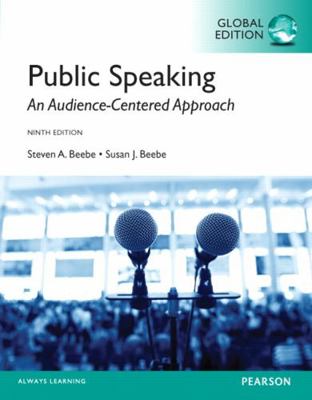 Public Speaking: An Audience-Centered Approach,... 1292018399 Book Cover