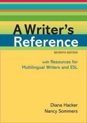 A Writer's Reference with Resources for Multili... B0073R78NA Book Cover