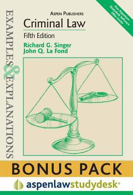 Examples & Explanations: Criminal Law, 5th Ed. ... 0735598274 Book Cover