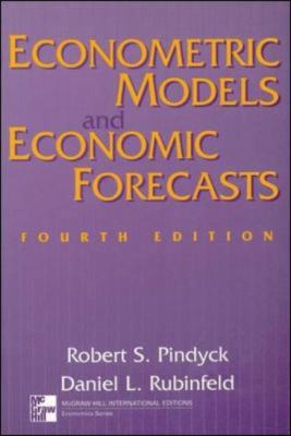 Econometric Models and Economic Forecasts 0071158367 Book Cover