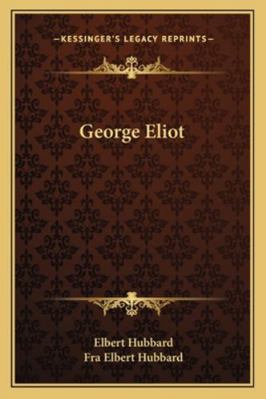 George Eliot 1162849401 Book Cover
