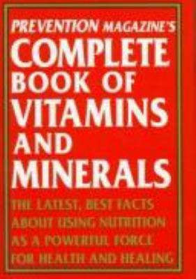 Prevention Magazine's Complete Book of Vitamins... 0517081326 Book Cover