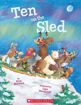Ten on the Sled Book & Audio CD 054533103X Book Cover