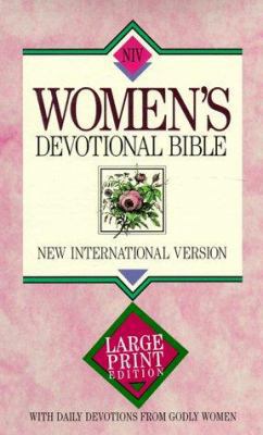 New International Version Women's Devotional Bi... [Large Print] 0310916445 Book Cover