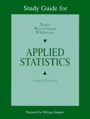 Applied Statistics 0205134831 Book Cover