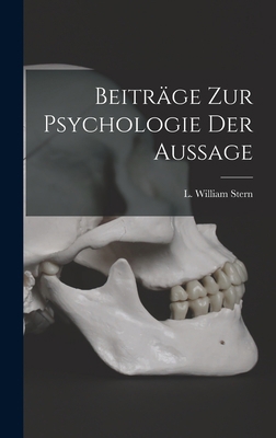 Beiträge zur Psychologie der Aussage 1017906068 Book Cover