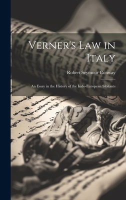 Verner's Law in Italy: An Essay in the History ... 1020061634 Book Cover