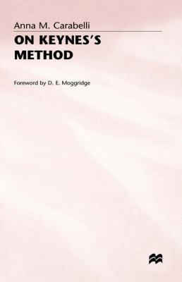 On Keynes's Method 0333456637 Book Cover