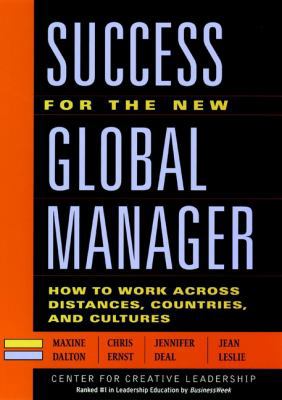 Success for the New Global Manager 078795845X Book Cover