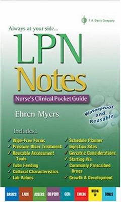 Lpn Notes Nurses Clinical Pocket Guide (Pb 2003) B01CMYE7YG Book Cover