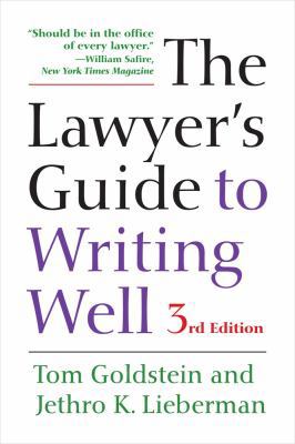 The Lawyer's Guide to Writing Well B01BNHNPMI Book Cover