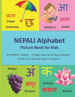 NEPALI Alphabet Picture Book for Kids B09TGT5BN8 Book Cover