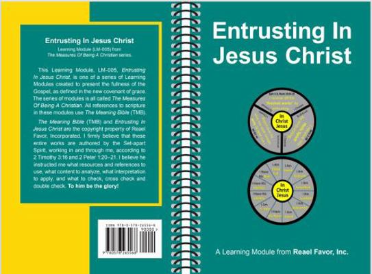 Entrusting in Jesus Christ