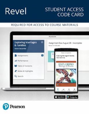 Revel for Exploring Marriages and Families -- A... 0134719662 Book Cover