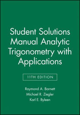 Analytic Trigonometry with Applications, 11E St... 111811583X Book Cover