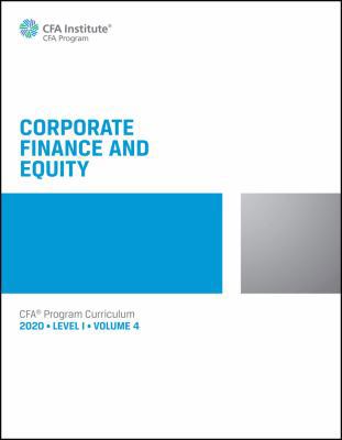 CFA 2020: Level I 1946442798 Book Cover