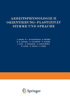 Arbeitsphysiologie II Orientierung - Plastizitä... [German] 364247117X Book Cover