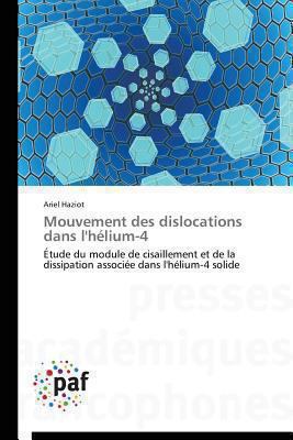 Mouvement Des Dislocations Dans l'Hélium-4 [French] 3841624693 Book Cover
