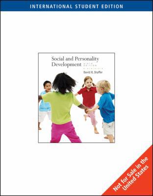 Social and Personality Development. David R. Sh... 0495600784 Book Cover