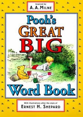 Pooh's Great Big Word Book 0525463356 Book Cover