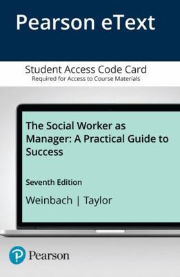 The Social Worker as Manager: A Practical Guide... 0205958052 Book Cover