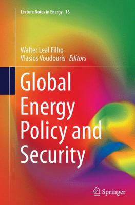 Global Energy Policy and Security 1447170318 Book Cover