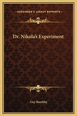 Dr. Nikola's Experiment 1169269249 Book Cover