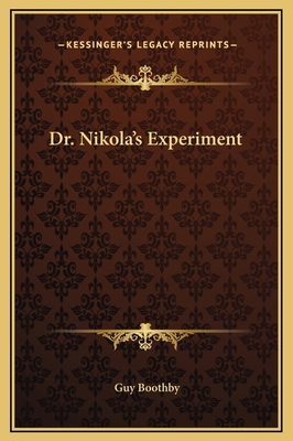 Dr. Nikola's Experiment 1169269249 Book Cover