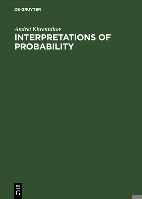 Interpretations of Probability 9067643106 Book Cover
