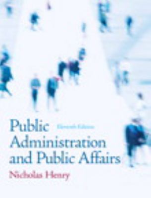 Public Administration and Public Affairs (11th ... 020568551X Book Cover