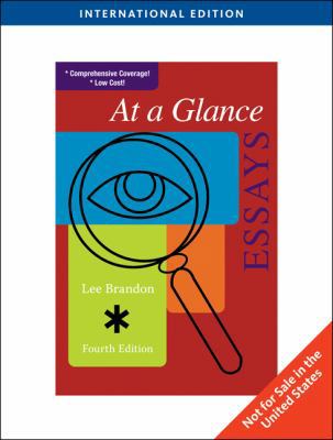 At a Glance: Essays 0495799521 Book Cover