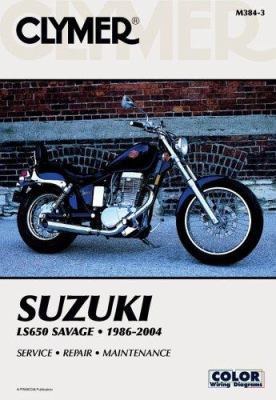 Clymer Suzuki LS650 Savage 1986-2004 (Clymer Mo... 0892879742 Book Cover