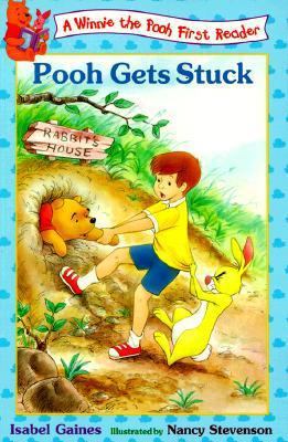 Pooh Gets Stuck (Winnie the Pooh First Reader) 0786841842 Book Cover