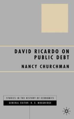 David Ricardo on Public Debt 0333921488 Book Cover