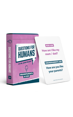 Questions for Humans: Grandparents & Kids B0CGVVKH89 Book Cover