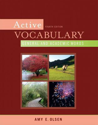Active Vocabulary: General and Academic Words 0205632734 Book Cover