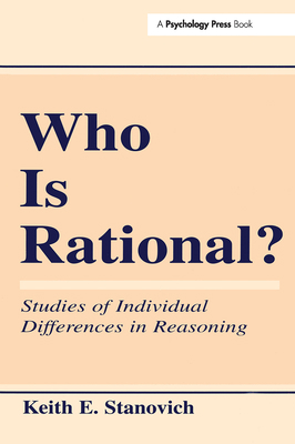 Who Is Rational?: Studies of individual Differe... 0805824731 Book Cover