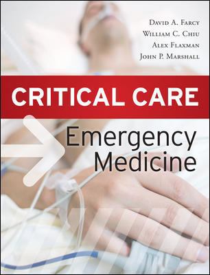 Critical Care Emergency Medicine 007162824X Book Cover