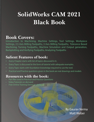 SolidWorks CAM 2021 Black Book 1774590115 Book Cover