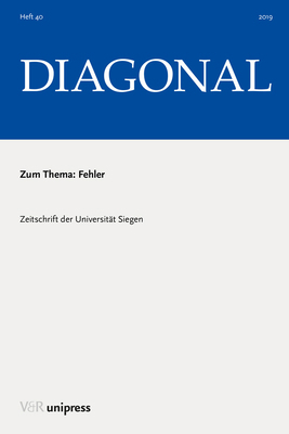 Fehler [German] 3847109987 Book Cover