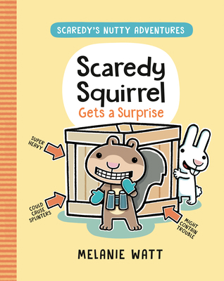 Scaredy Squirrel Gets a Surprise: (A Graphic No... 0593703820 Book Cover