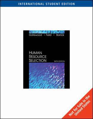 Human Resource Selection 0324323344 Book Cover